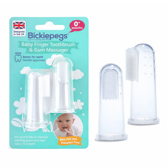 Bickiepegs Finger Toothbrush & Gum Massager