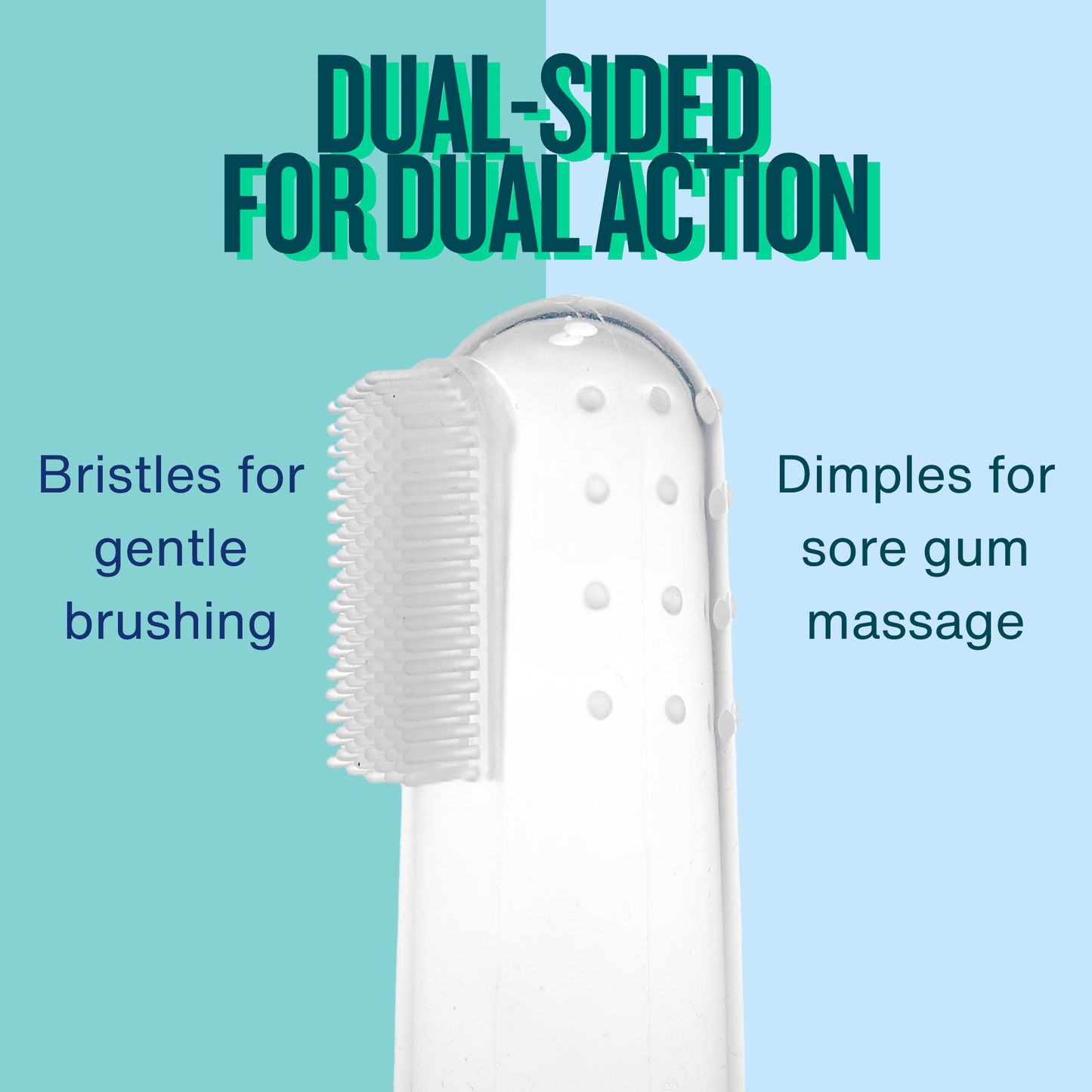 Bickiepegs Finger Toothbrush & Gum Massager - Bickiepegs Healthcare