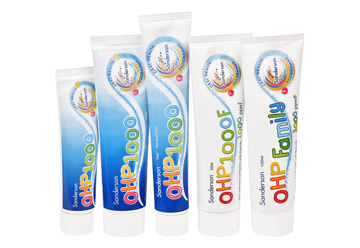 OHP Fluoride Toothpaste 1000ppm 100ml - Bickiepegs Healthcare