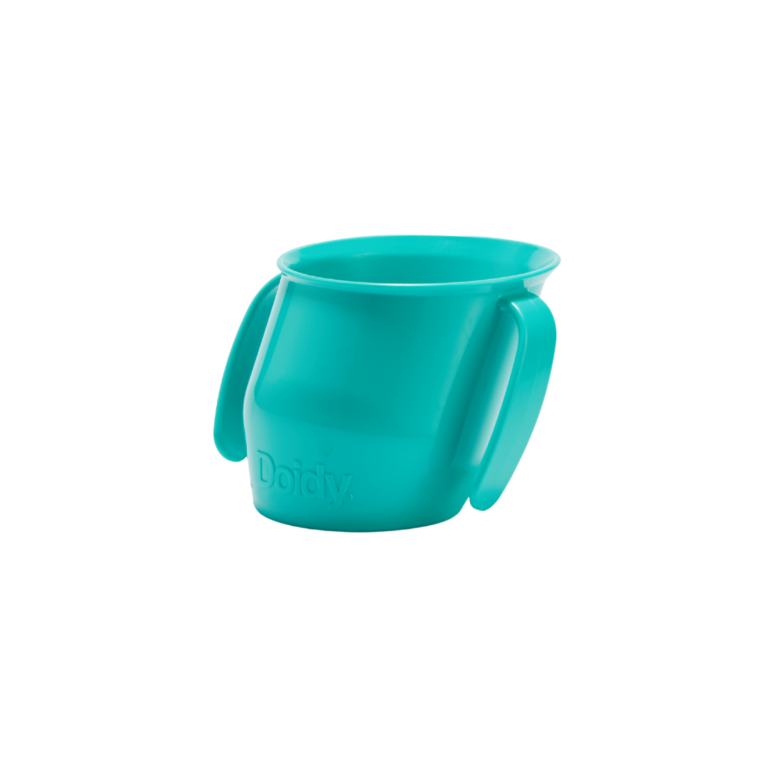 Doidy Training Cup – Turquoise with two handles